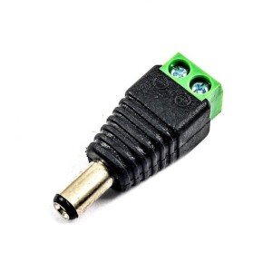 5.5 x 2.1mm Male and Female DC Power Plug Jack Adapter