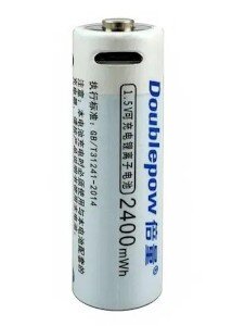USB Fast Charge 1.5V 2400mWh AA Rechargeable lit-ion Battery